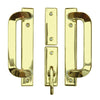 Andersen Anvers 2-Panel Gliding Door Hardware Set in Bright Brass