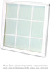 Andersen 244DH3049 200 Series Double Hung Lower Sash with White Exterior and Natural Pine Interior with Low-E High Performance Glass and Finelight Grilles | WindowParts.com.