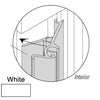 Andersen 44DH46 Lower Side Jamb in White | WindowParts.com.
