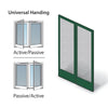 Andersen Frenchwood Hinged Patio Door Double Insect Screen Kit FWH4168 in Forest Green | WindowParts.com.