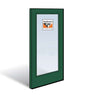 Andersen Active Left Hand Panel Forest Green Exterior with Pine Interior High-Performance Low-E4 Tempered Glass Size 3168 | WindowParts.com.