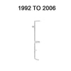 Andersen TW20 Head Jamb Liner in White (1992 to 2006) | WindowParts.com.