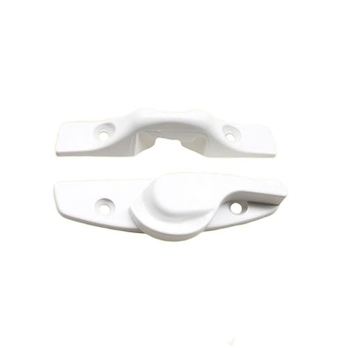 Andersen Sash Lock & Keeper in White Color (1968 to Present) | WindowParts.com.