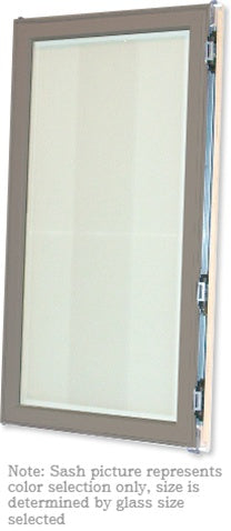 Andersen G43 400 Series Gliding Window (Active Sash) in Terratone | WindowParts.com.