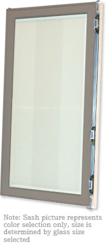 Andersen G34 400 Series Gliding Window (Passive Sash) in Terratone | WindowParts.com.