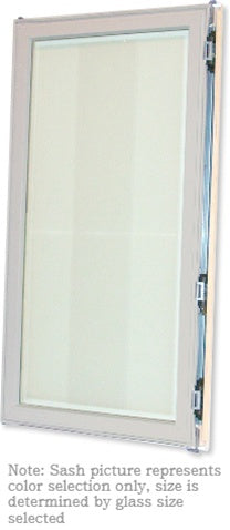 Andersen G55 400 Series Gliding Window (Passive Sash) in Sandtone | WindowParts.com.