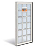 Andersen Operating Panel White Exterior with Pine Interior Dual Pane Finelight Tempered Glass Size 2668 | WindowParts.com.