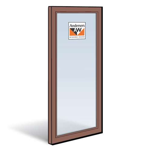 Andersen Stationary Panel Terratone Exterior with Pine Interior Low-E Tempered Glass Size 3068 | WindowParts.com.