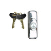 Andersen Newbury Style - Exterior Keyed Lock with Keys (Left Hand) in Polished Chrome | WindowParts.com.