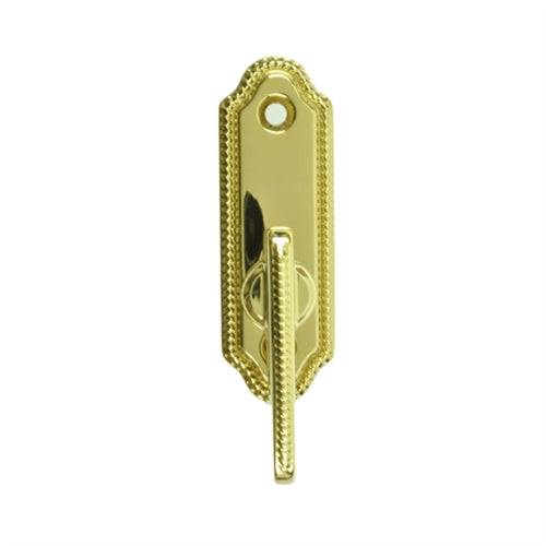 Andersen Whitmore Style Gliding Door Thumb Latch in Bright Brass | WindowParts.com.