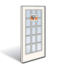 Andersen Active Right Hand Panel White Exterior with Pine Interior High-Performance Low-E4 Finelight Tempered Glass Size 2968 | WindowParts.com.