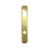 Andersen Newbury Style (Active-Panel) Exterior Escutcheon Plate in Bright Brass finish | WindowParts.com.