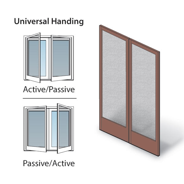 Andersen Frenchwood Hinged Patio Door Double Insect Screen Kit FWH5068 in Terratone | WindowParts.com.