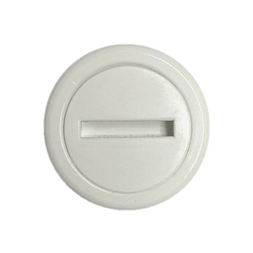 Andersen Roller Adjustment Hole Plug in White (1982 to Present) | WindowParts.com.