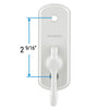 Andersen Albany Style Gliding Door Thumb Latch in White Color | WindowParts.com.
