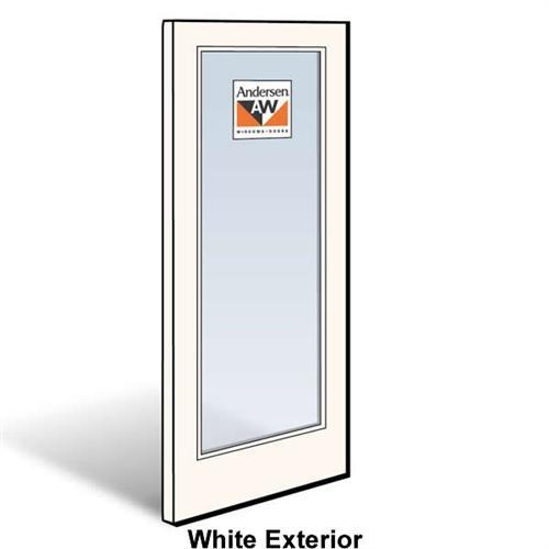 FWG3080 Frenchwood Gliding "Stationary" Patio Door Panel - White Exterior Color | WindowParts.com.