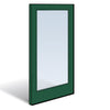 FWG4080 Frenchwood Gliding "Stationary" Patio Door Panel - Forest Green Exterior Color | WindowParts.com.