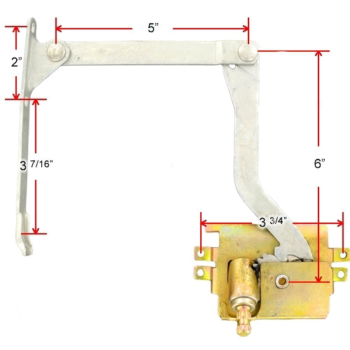 Pella Roto Operator Left Hand (1967-1993) | WindowParts.com.
