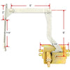 Pella Roto Operator Left Hand (1967-1993) | WindowParts.com.