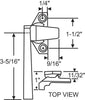 Truth Hardware 1-1/2" Cam Handle (Left Hand)
