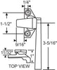 Truth Hardware 1-1/2" Cam Handle (Right Hand)