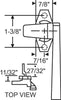 Truth Hardware 1-3/8" Cam Handle (Right Hand)