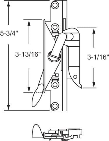 Marvin Multipoint Casement Lock (Right Hand)