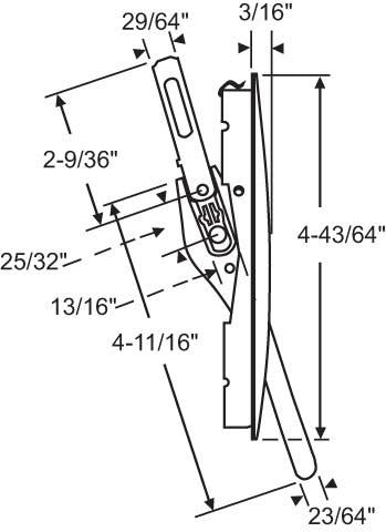 Truth Hardware "Mirage" Multipoint Lock, Escutcheon and Backplate - White