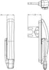 Truth Hardware "Maxim" Short Latch Multipoint Lock with Gasket