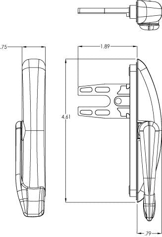 Truth Hardware "Maxim" Multipoint Casement Lock with Gasket - White