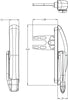 Truth Hardware "Maxim" Multipoint Casement Lock with Gasket - White