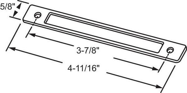 Roto New Style Plastic Handle Plate Guide - White