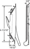 Ashland Metal Casement Handle and Bezel