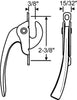 Dorchester Casement Lock Handle (Left Hand)