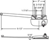 Truth Hardware "Ellipse" Single Arm 9-1/2" Operator (Left Hand) - Coppertone | WindowParts.com