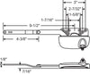 Truth Hardware "Ellipse" Split Arm Dyad Casement Operator (Right Hand)