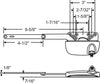 Truth Hardware "Ellipse" Split Arm Casement Operator (Right Hand) - White