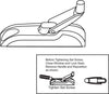 Truth Hardware "Entrygard" Folding Handle and Cover Set