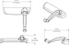 Truth Hardware "Encore" Plastic Cover and Handle Kit (Left Hand)