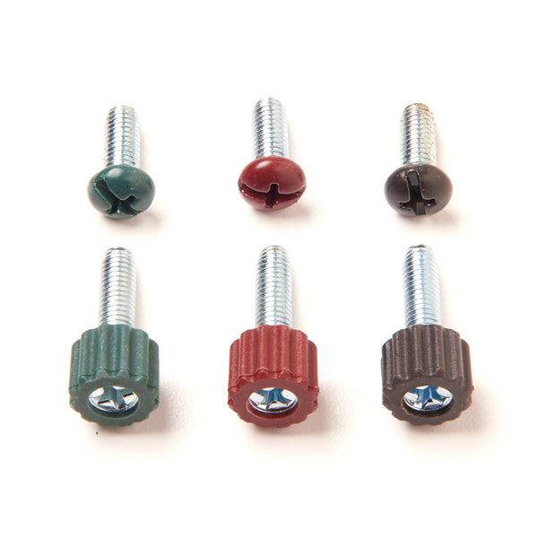 Andersen / EMCO Storm Door Closer Adjustment Screw in Forest Green, Bronze, and Cinnamon Toast