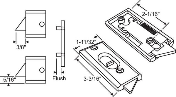 Tilt Latch Replacement Kit (Pair)