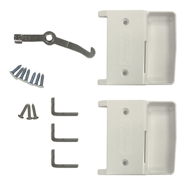 Andersen A-Series (4-Panel) Screen Astragal Hardware Package (2008 to Present)