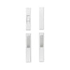 Andersen A-Series Gliding Patio Door Non-Keyed Lock Flush Mount Hardware Set - White