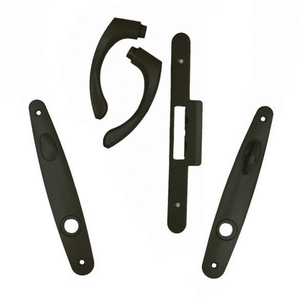 Andersen Tribeca Style (Double Active) Interior Hardware Set in Black - Half Kit