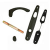 Andersen Tribeca Style (Single Active) Exterior Hardware Set in Black - Right Hand - Half Kit