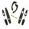 Andersen Tribeca Style (Double Active) Exterior Hardware Set in Black - Half Kit