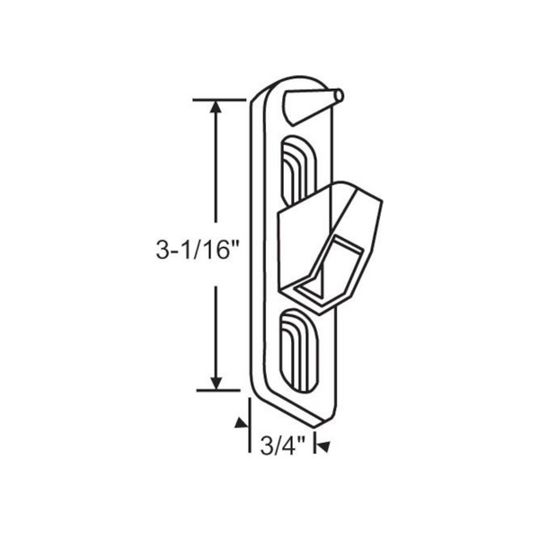 Sliding Patio Door Latch Keeper