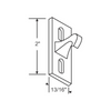 Miller Sliding Patio Door Latch Keeper
