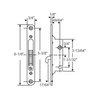 Truth Hardware Sliding Patio Door Mortise Latch