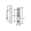 Sliding Patio Door Mortise Latch